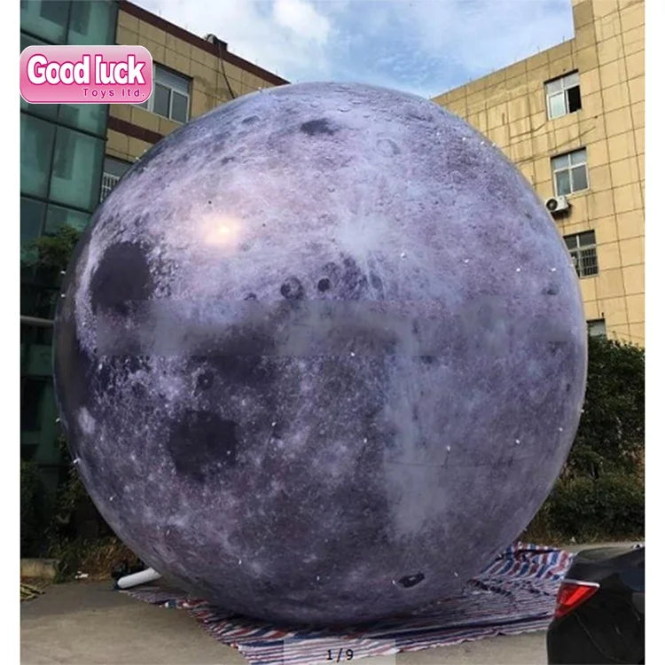 Best Choice Large Lighting Moon Event Inflatable Moon Festival Decoration