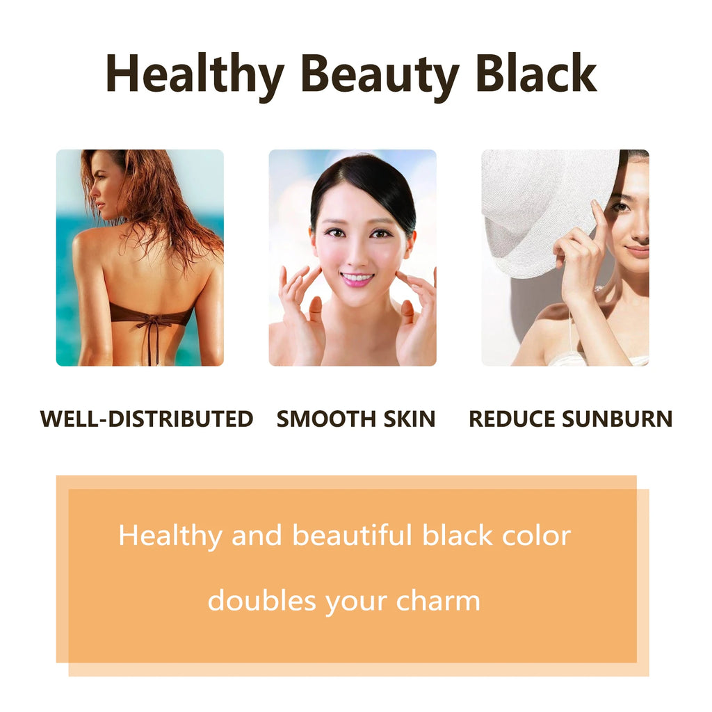 EELHOE Self Tanner Lotion, Outdoor Sun Quick Tanning Wheat Healthy Skin Hydrating Summer Beach