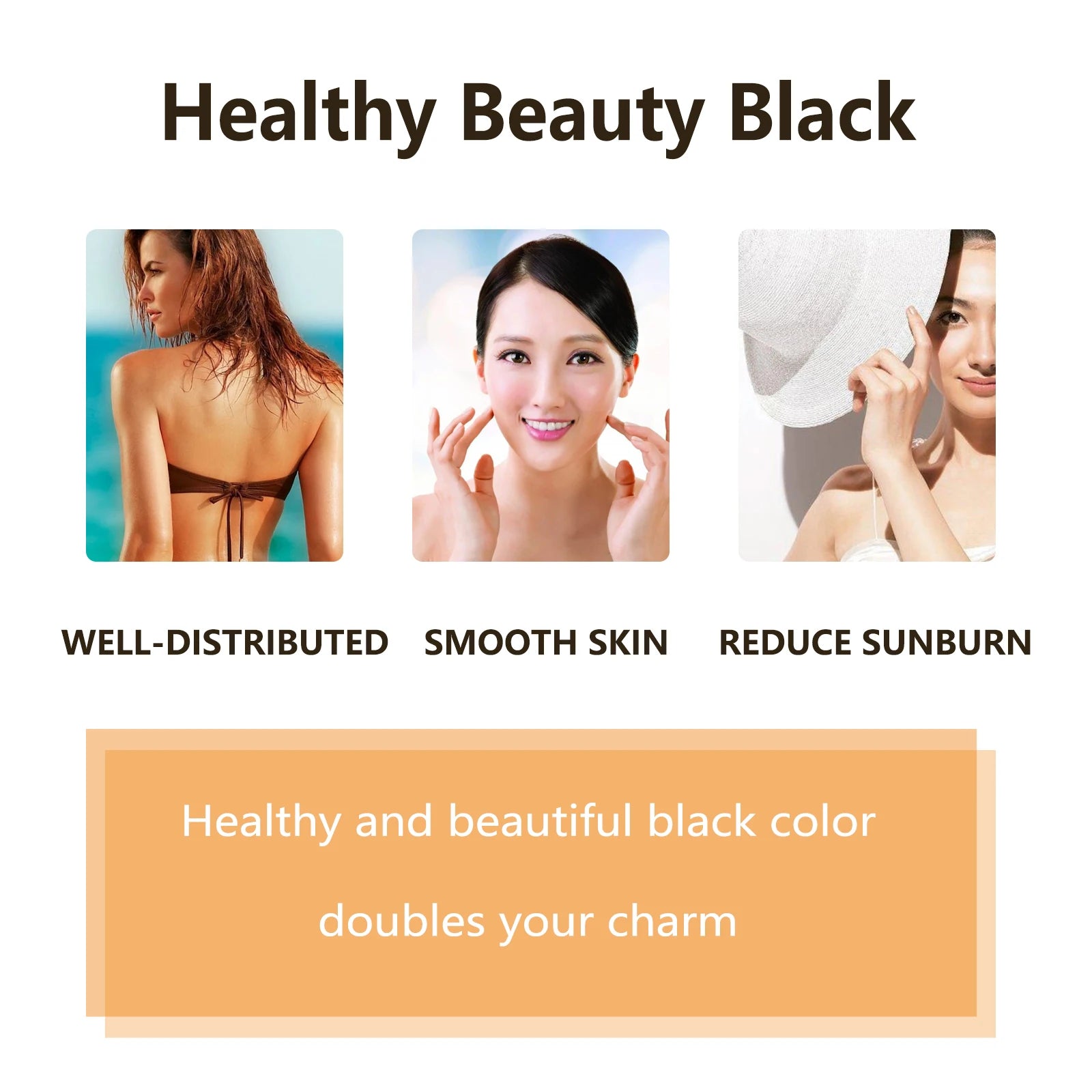 EELHOE Self Tanner Lotion, Outdoor Sun Quick Tanning Wheat Healthy Skin Hydrating Summer Beach
