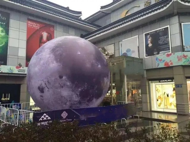 Best Choice Large Lighting Moon Event Inflatable Moon Festival Decoration