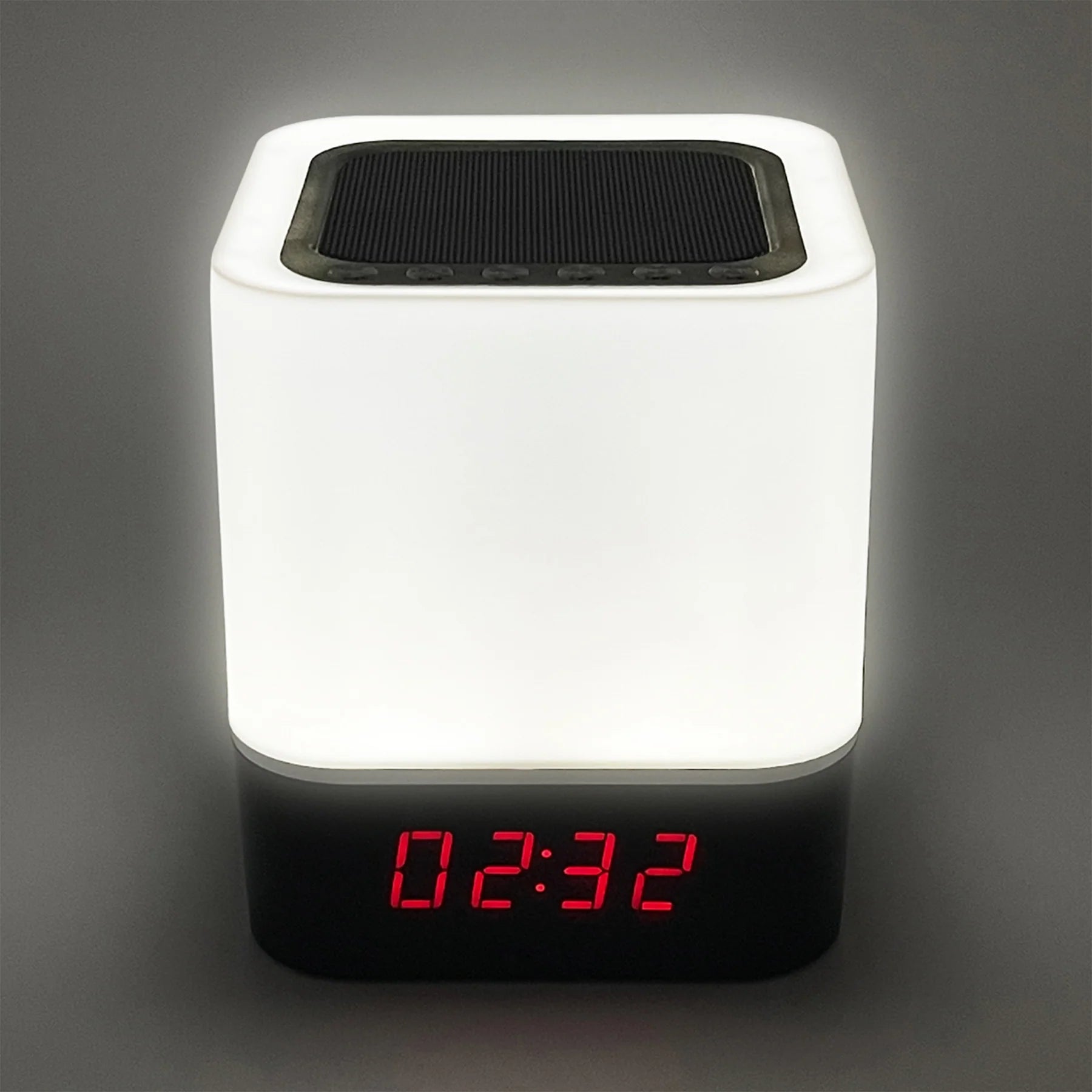 COOL COLOR CHANGING CUBE LAMP ALARM CLOCK/BLUETOOTH SPEAKER -Zunammy Color Changing Wireless Alarm Clock Speaker