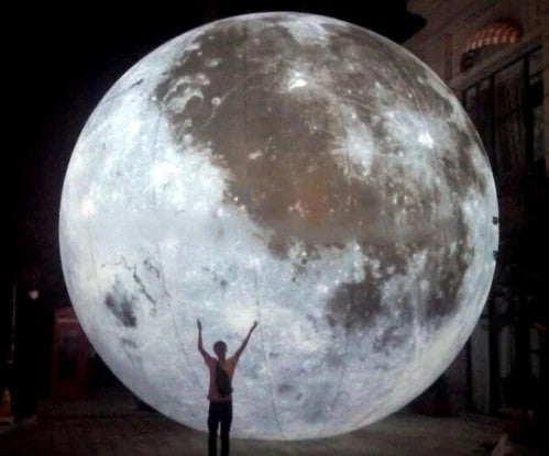 Best Choice Large Lighting Moon Event Inflatable Moon Festival Decoration
