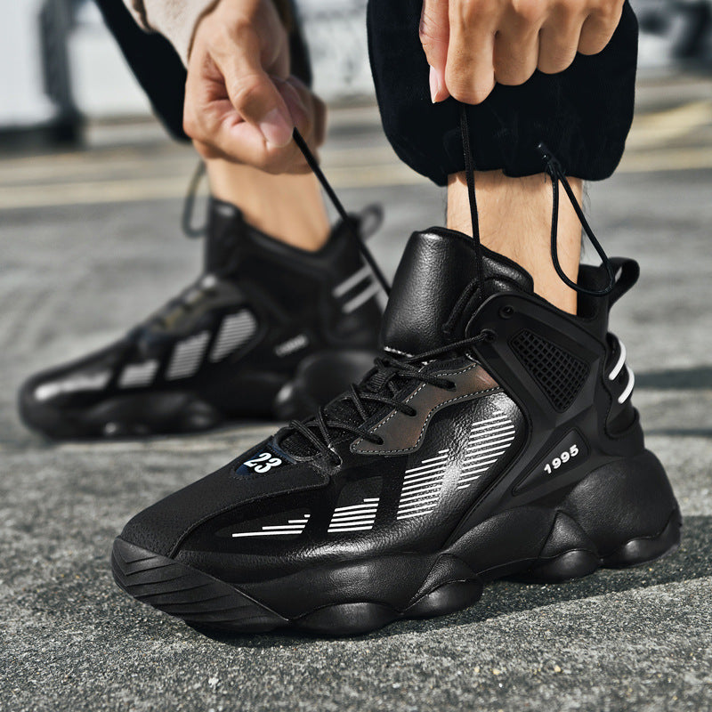 Extra Large High-top Basketball Shoes Mens Shoes Sports Running Shoes Combat Sneakers Athletic Fashion Shoes