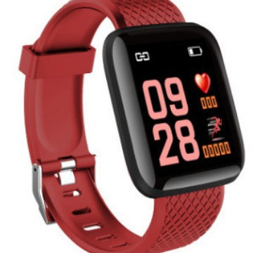 Smart Watch Deal 116plus Color Screen Smart Watch D13 Real-time Heart Rate 1.3-inch Blood Pressure Sleep IP67 Waterproof Gift