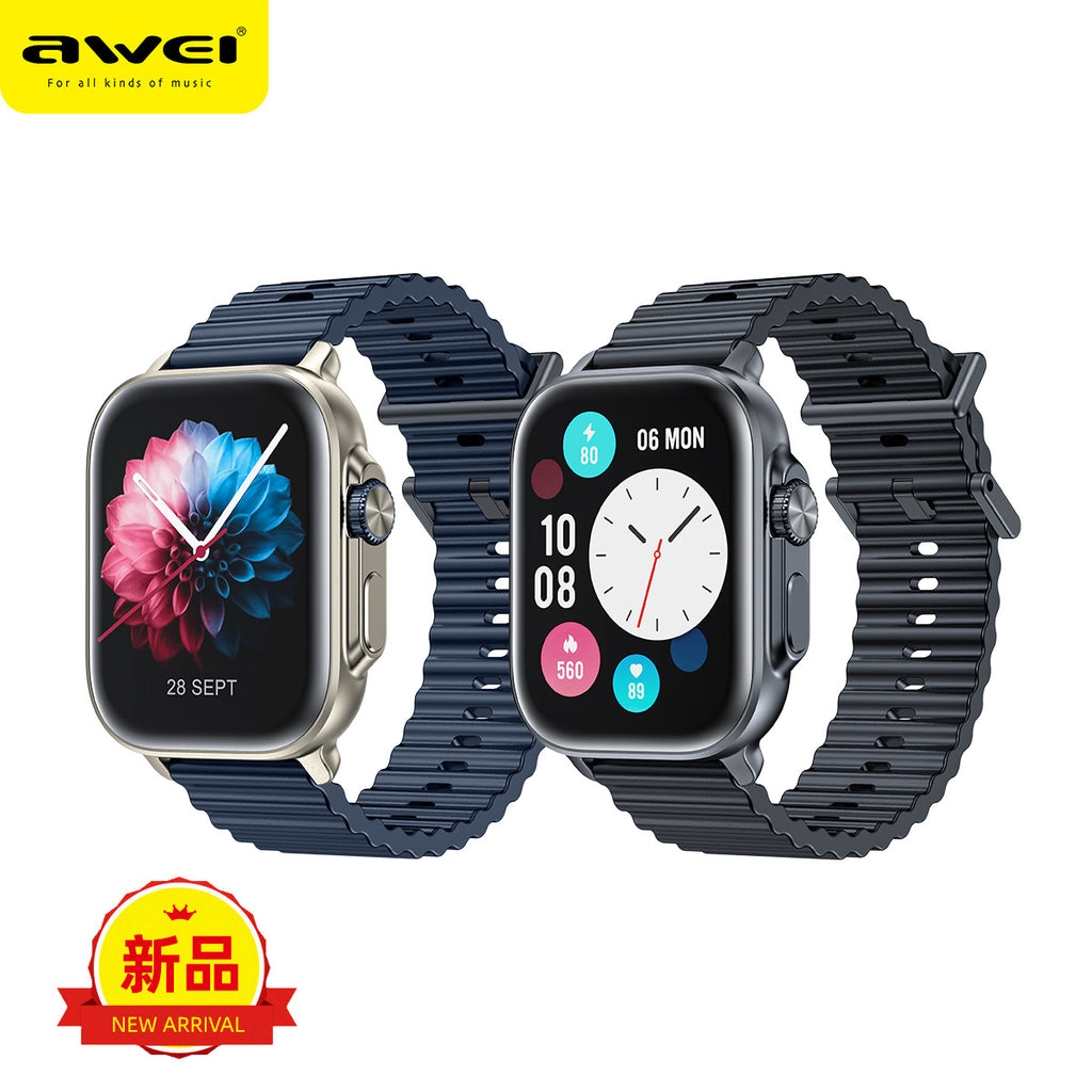 Weiwei Smart Call Watch H88 Blood Pressure Blood Oxygen Heart Rate Monitoring IP67 Sports Watch Alexa Cross-border