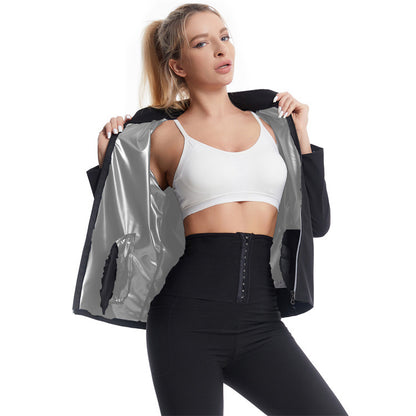 NEW WOMEN'S ATHLETIC WEAR -Sweat Suit Women's Sports Running Workout Clothes Body Shaping Corset Belly Belt Pocket Corset