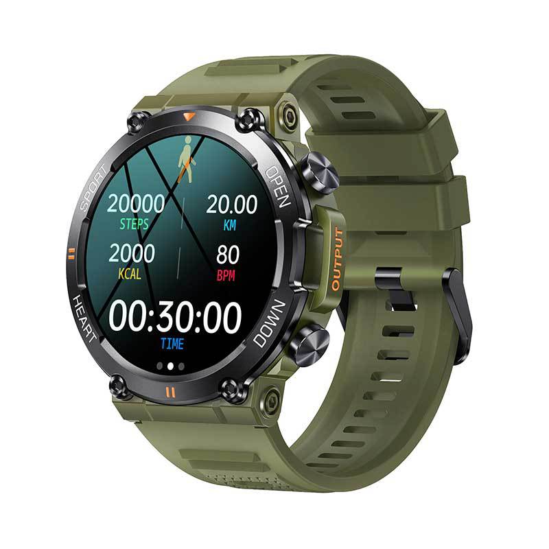 SMART WATCH - Three-proof Smart Watch Music Weather 1.39-inch Heart Rate Blood Pressure Blood Oxygen Bluetooth Call Bracelet