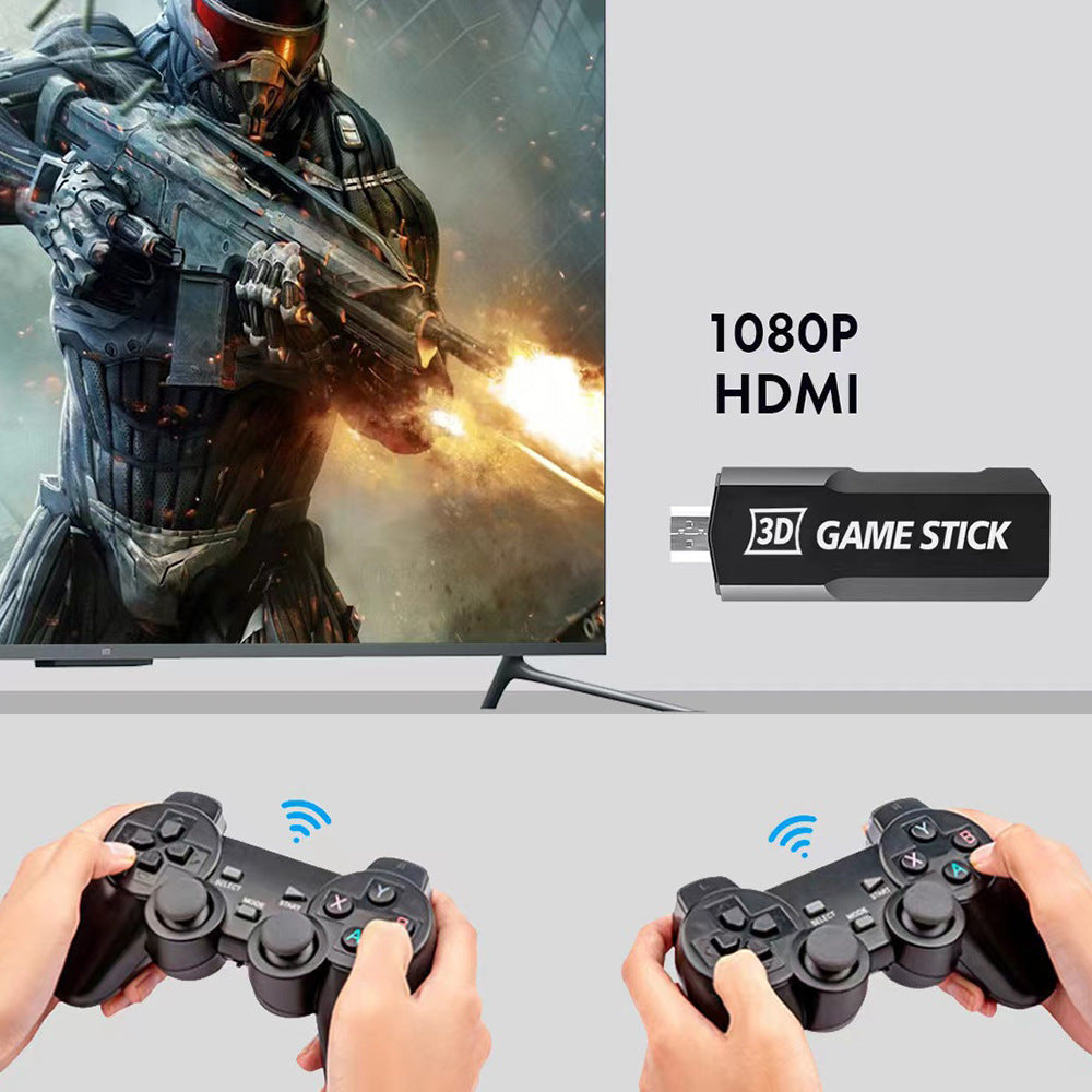VIDEO GAME CONSOLE- X2PLUS Game Console 4K HD 3D Game Console GD10 HD PSP TV Game Console Wireless Game Handle