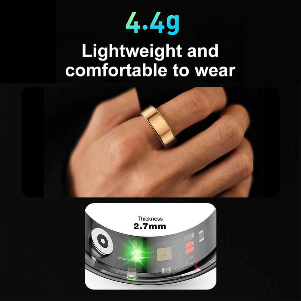 HOT NEW ITEM! SMART RINGS- COLMI R02 Stainless Steel Smart Ring Health Management IP68 Waterproof Up To 6 Days Battery Life