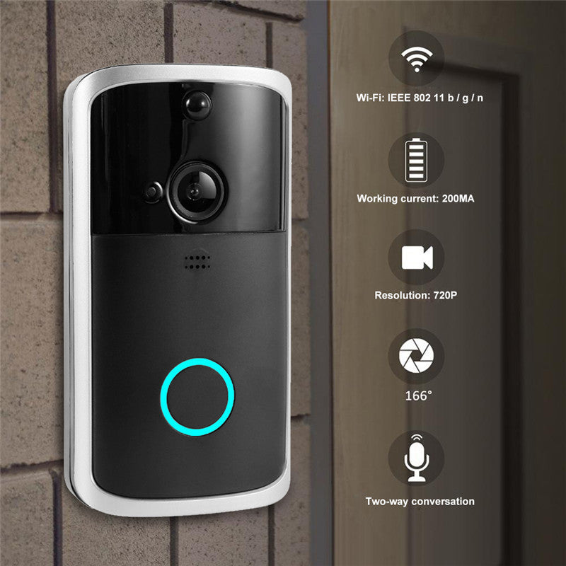 VIDEO DOORBELL  CAMERA Wireless HD Visual WIFI Smart Doorbell Infrared Night Vision Remote Home Doorbell Monitoring Intercom Doorbell