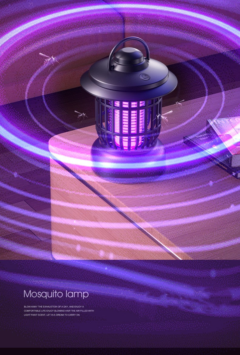 Electric Mosquito & Bug repellent lamp, household and outdoor lighting mosquito killer lamp, USB charging mosquito repellent, commercial and residential dual-use electric mosquito killer