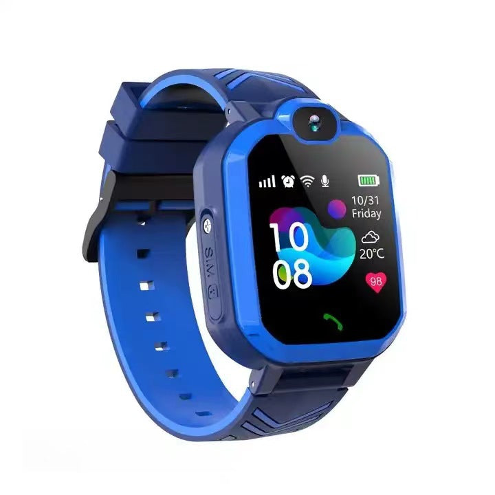 Children's WaterProof Smart Watch Q12 Waterproof Children's Smart Phone Positioning Micro Chat Photo Flashlight Generation Z6 Multi-language Watch