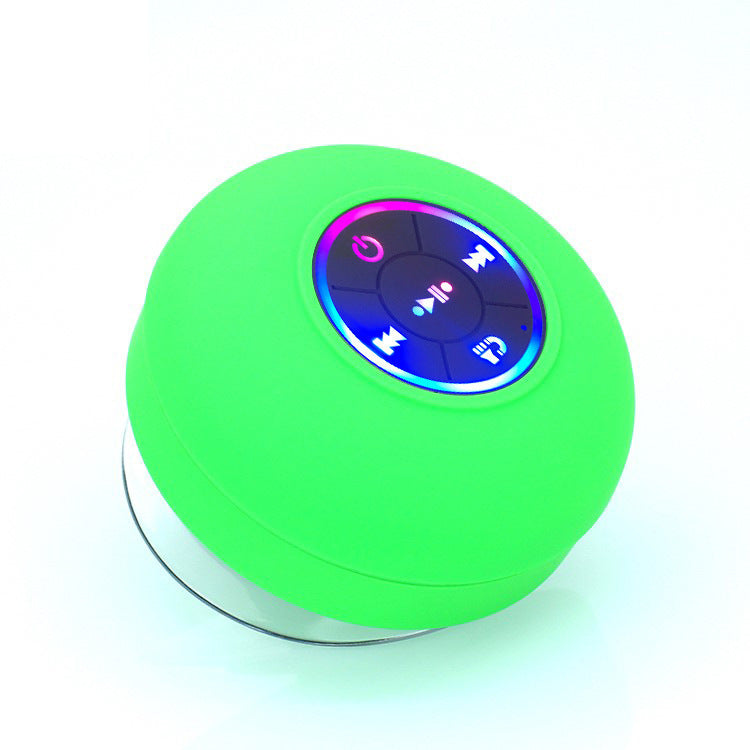 Cross-Border Hot-Selling Large Suction Cup With Light Version Waterproof Bluetooth Speaker Led Colorful Bts07 Speaker