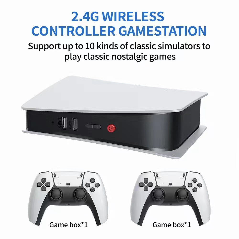 VIDEO GAME CONSOLE SYSTEM - M5 Game 2.4g HD HDMI Wireless 4K Double PS1