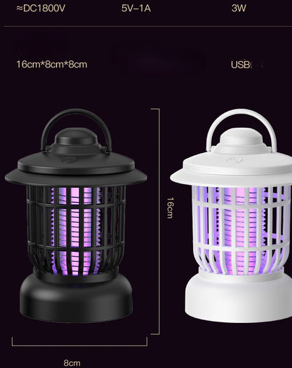 Electric Mosquito & Bug repellent lamp, household and outdoor lighting mosquito killer lamp, USB charging mosquito repellent, commercial and residential dual-use electric mosquito killer