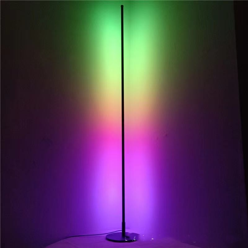 Nordic line lights, Instagram style, minimalist living room, bedroom, bedside decorative lights, personalized long strip wall corner lights, LED floor lights