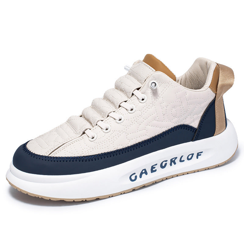 Canvas Mens Shoes Summers New Style Fashionable Sports Casual Black Sneakers Mens Versatile Platform Fashionable Shoes