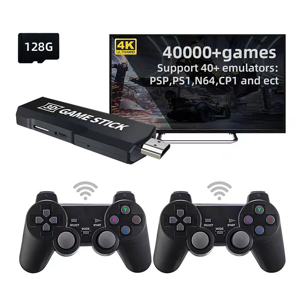 VIDEO GAME CONSOLE- X2PLUS Game Console 4K HD 3D Game Console GD10 HD PSP TV Game Console Wireless Game Handle