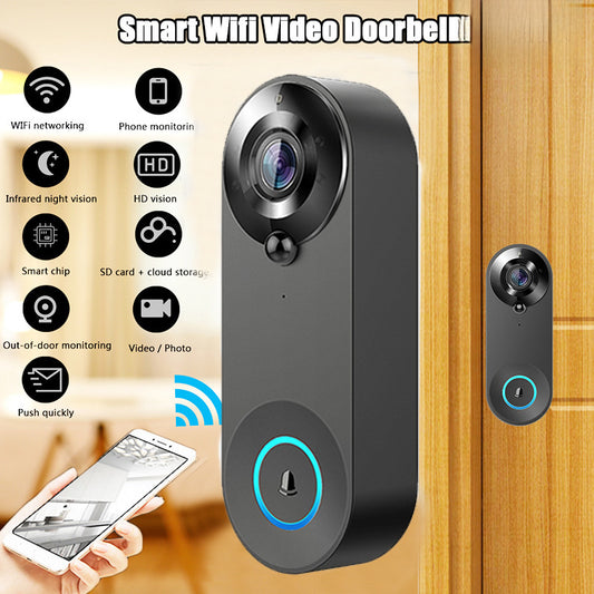 VIDEO DOORBELL -Graffiti Smart Home Visual Doorbell Tuya Wireless Remote Home Video Voice Intercom WIFI Doorbell