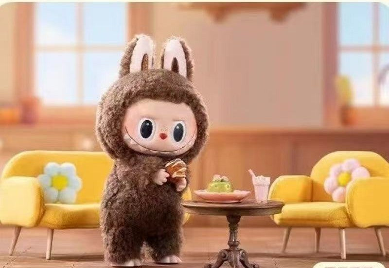 New POPMART Bubble | Labubu Heart-Moving Macaron Vinyl Face Series Blind Box Figurine Festival One