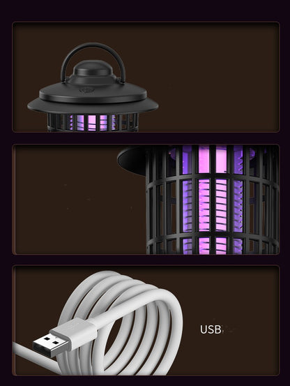 Electric Mosquito & Bug repellent lamp, household and outdoor lighting mosquito killer lamp, USB charging mosquito repellent, commercial and residential dual-use electric mosquito killer