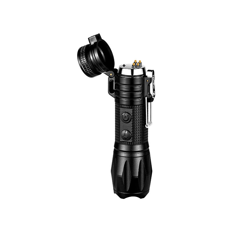 LADIES SELF PROTECTION TASER/FLASHLIGHT! Girls; Self-protection Artifact, Womens Anti-bad Guy Self-defense Weapon, Anti-wolf Artifact, Dual Arc Lighter, Bright Flashlight