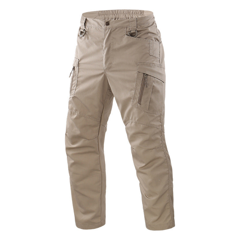 IX9 Tactical Plaid Trousers Men&#039;s Outdoor Sports Loose Casual Multi-pocket Pants Men&#039;s Sports Outdoor Trousers