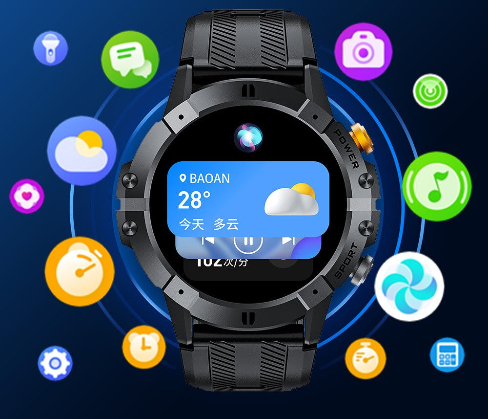New C29 Bluetooth Call Smart Watch Outdoor Three-proof Blood Pressure Sports 1.52inch Round Screen Mens Watch