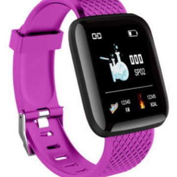 Smart Watch Deal 116plus Color Screen Smart Watch D13 Real-time Heart Rate 1.3-inch Blood Pressure Sleep IP67 Waterproof Gift