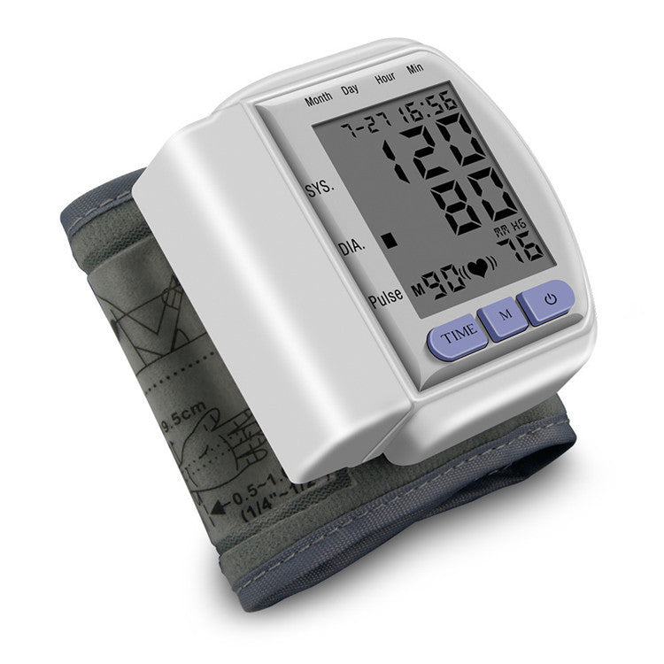 BLOOD PRESSURE DIGITAL MACHINE -English Export Packaging Electronic Wrist Blood Pressure Monitor Home Blood Pressure Meter DigItal Bp Machine
