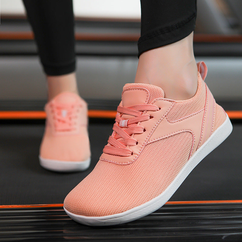 Women's Sports Casual Shoes Breathable Soft Bottom Couple Flying Woven Flat Foot Comfortable Walking Shoes