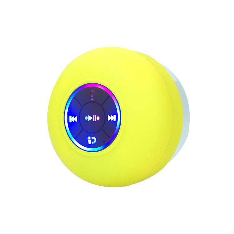 Cross-Border Hot-Selling Large Suction Cup With Light Version Waterproof Bluetooth Speaker Led Colorful Bts07 Speaker