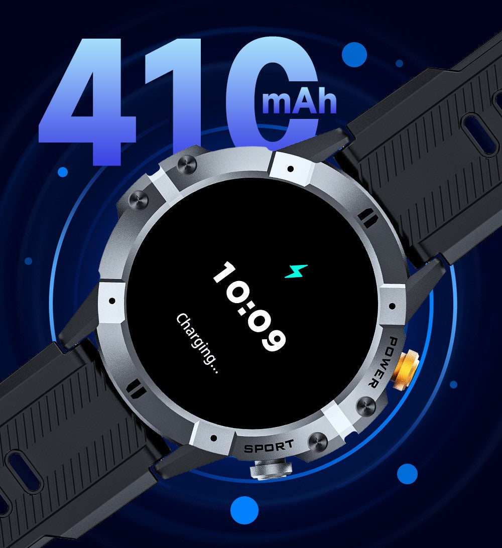 New C29 Bluetooth Call Smart Watch Outdoor Three-proof Blood Pressure Sports 1.52inch Round Screen Mens Watch