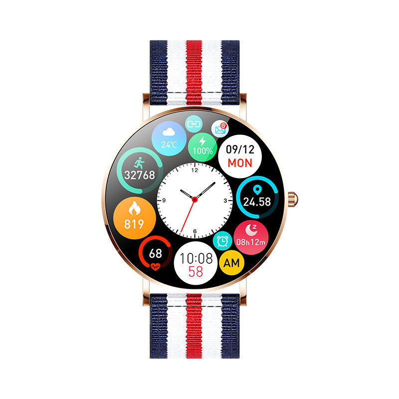 FASHION STYLE SMART WATCHES Fashion Sports Watch Mobile Phone Ultra-thin Heart Rate Blood Pressure Waterproof Smart Watch