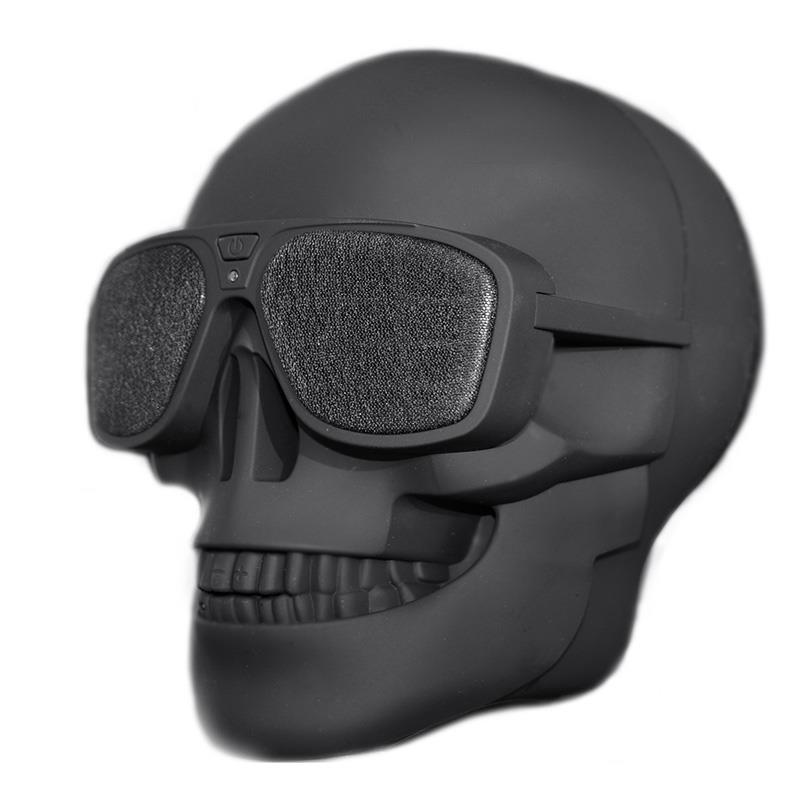 SKULL SPEAKER -Portable Wireless Bluetooth Speaker Card Insertion Skull Head Design Small Large Sizes Available Bass Cannon Radio
