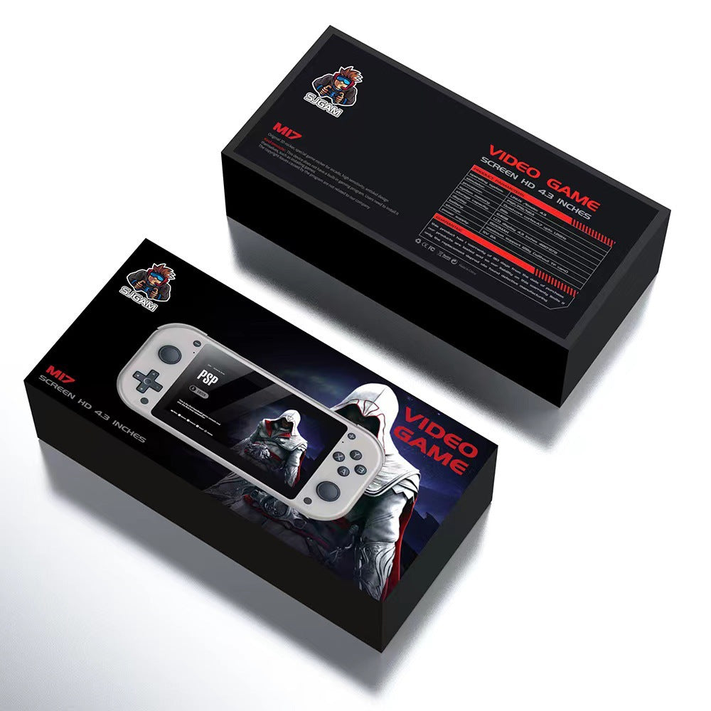 PSP-M17 HD PSP TV Game Console Pandora Game Box 4K Wireless Open Source King Of Fighters Street Fighter Game M17