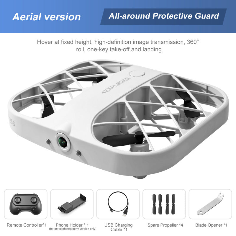 DRONE -Cross-border New Product JJRC H107 Grid Mini Pocket Small Quadcopter 4K Real-time Image Transmission Remote Control Aircraft