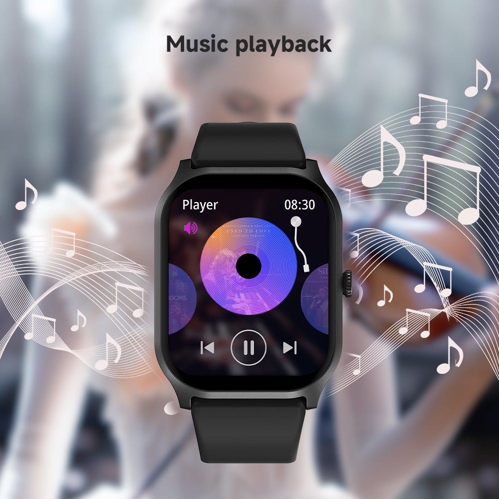 SMART WATCH -ZL77 Sports Watch Business Thin Waterproof 2.0 HD Large Screen Bluetooth Call Sports Bracelet