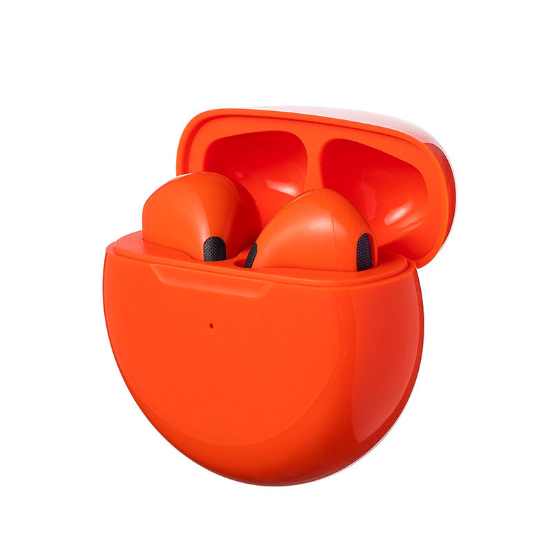 AIR EARBUDS IPRO6 HEADPHONES -J6 Wireless Bluetooth Headset Pro6 Macaron Ribbon Hall Suitable For Huawei Apple Binaural Stereo