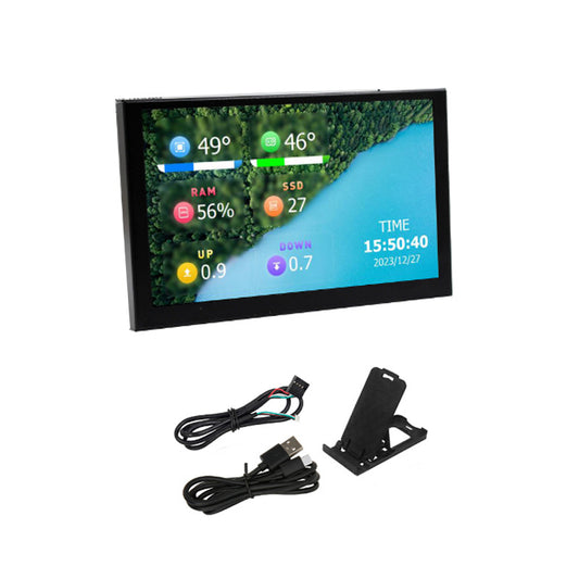 CARPLAY 5-inch HD IPS Chassis Sub-screen Digital Photo Album Video Player Data Dynamic UI Monitoring HDMI-free