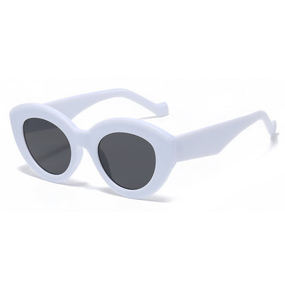 Fashionable Wide-brimmed Cat-eye Sunglasses, New INS Retro Sunglasses, Export Trendy Street Style Sunglasses 5080
