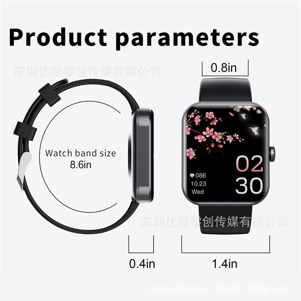 SMART WATCH - Spot Blood Sugar Monitor Watch Blood Sugar Monitoring Bluetooth Blood Glucose Test Smart Watch