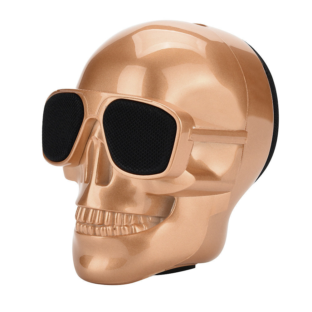 SKULL SPEAKER -Portable Wireless Bluetooth Speaker Card Insertion Skull Head Design Small Large Sizes Available Bass Cannon Radio