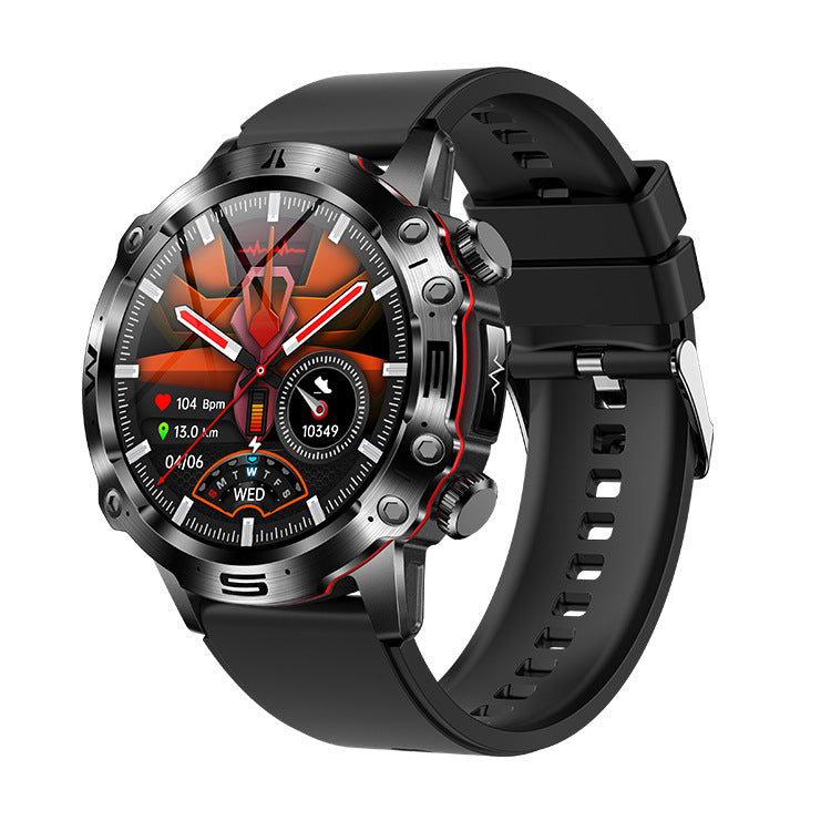 New ET482 Smart Watch Outdoor Sports AMOILDED HD ECG Bluetooth Call Non-invasive Blood Glucose
