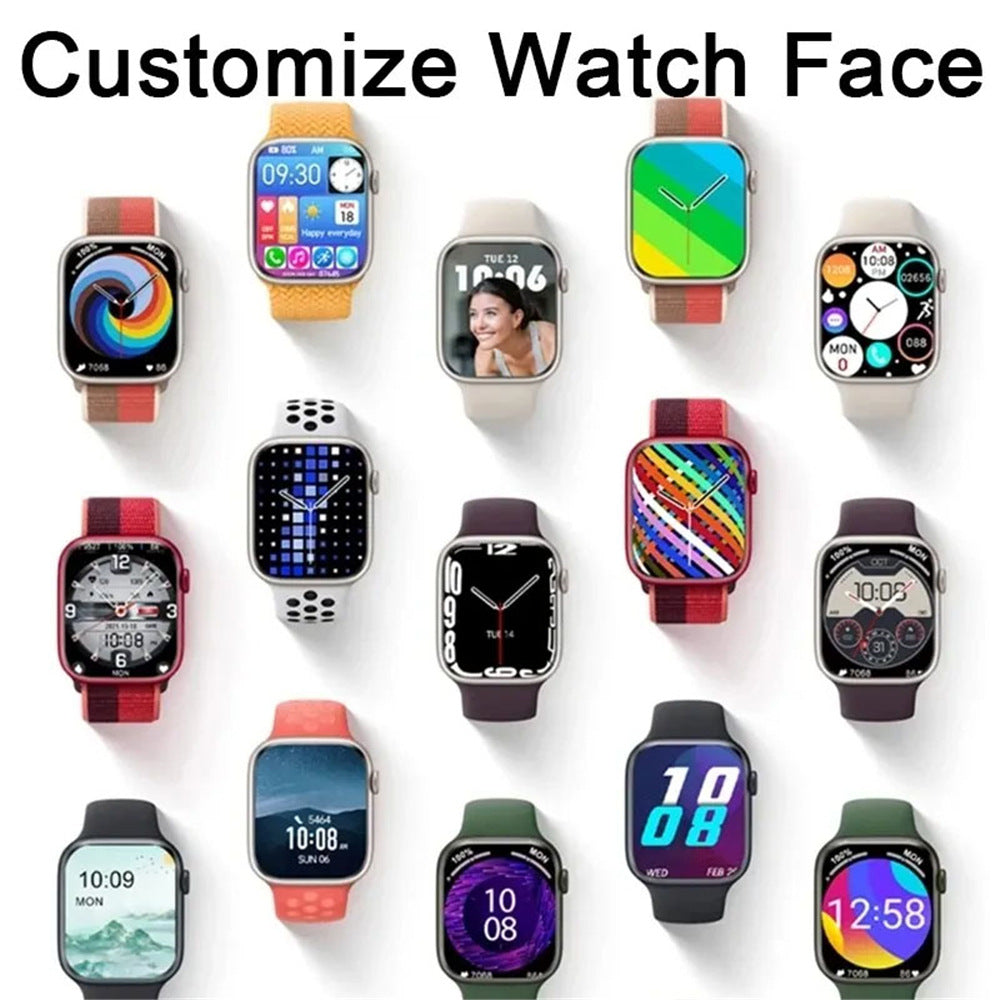 SMART WATCH -T900 Pro MAX Smart Watch Double Button Rotating Button HD Bluetooth C900 Large Screen Direct Sales