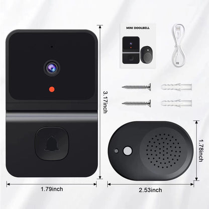BRAND NEW VIDEO DOORBELL-New Smart Doorbell Low Power Wireless Video Doorbell Intercom Mobile Phone Monitoring Wifi Doorbell Ding Dong Set