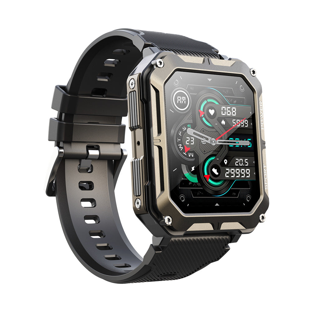 C20pro Smart Watch Bluetooth Call Sport Heart Rate Pressure Waterproof Long Battery Life Digital Computer Accessories