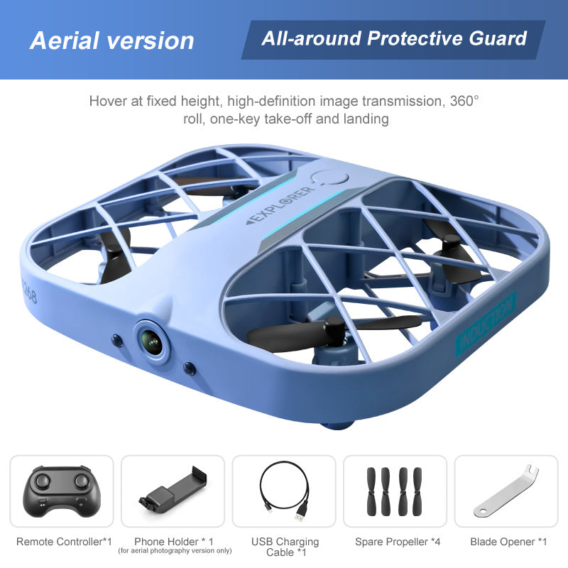 DRONE -Cross-border New Product JJRC H107 Grid Mini Pocket Small Quadcopter 4K Real-time Image Transmission Remote Control Aircraft
