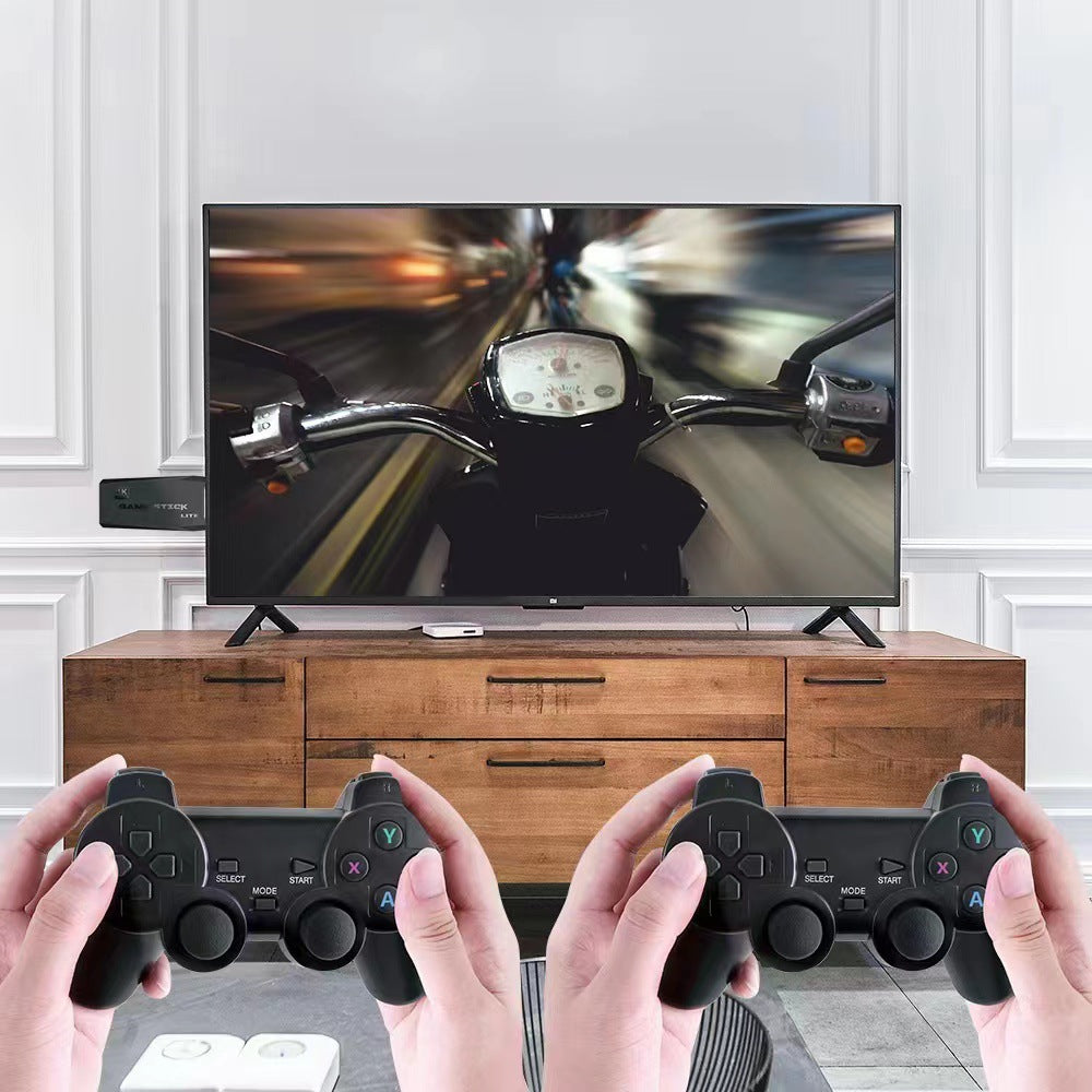 VIDEO GAME CONSOLES- Cross-border M8 Game Machine Y3LITE Y5U Treasure 2.4g Wireless PS1 TV Game Machine HDMI HD 4K