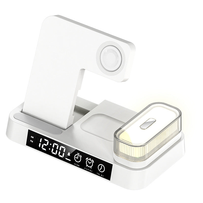 CHARGER -Source Factory Three-in-one MagSafe Magnetic Wireless Charger 30W Fast Charging Desktop Night Light For Apple